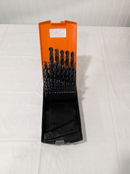 HERTEL Drill Bit Set: Jobber Length Drill Bits, 28 Pc, 118 ° 02500106 INCOMPLETE