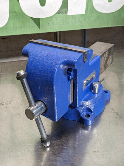Gibraltar Bench Vise w/ Swivel Base 6" Jaw Width 6" Opening Capacity DAMAGED