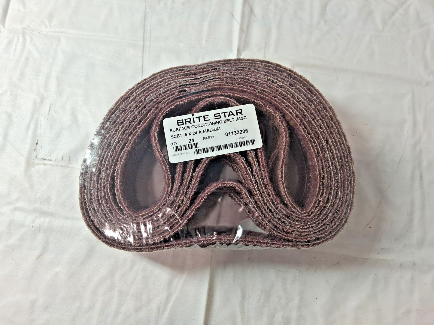 Tru-Maxx Aluminum Oxide Abrasive Belts QTY24 1/2" Wide 24" OAL 01133206