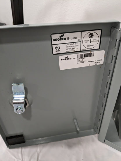 COOPER B-LINE Standard Electrical Enclosure: Steel, NEMA 1 78205179230