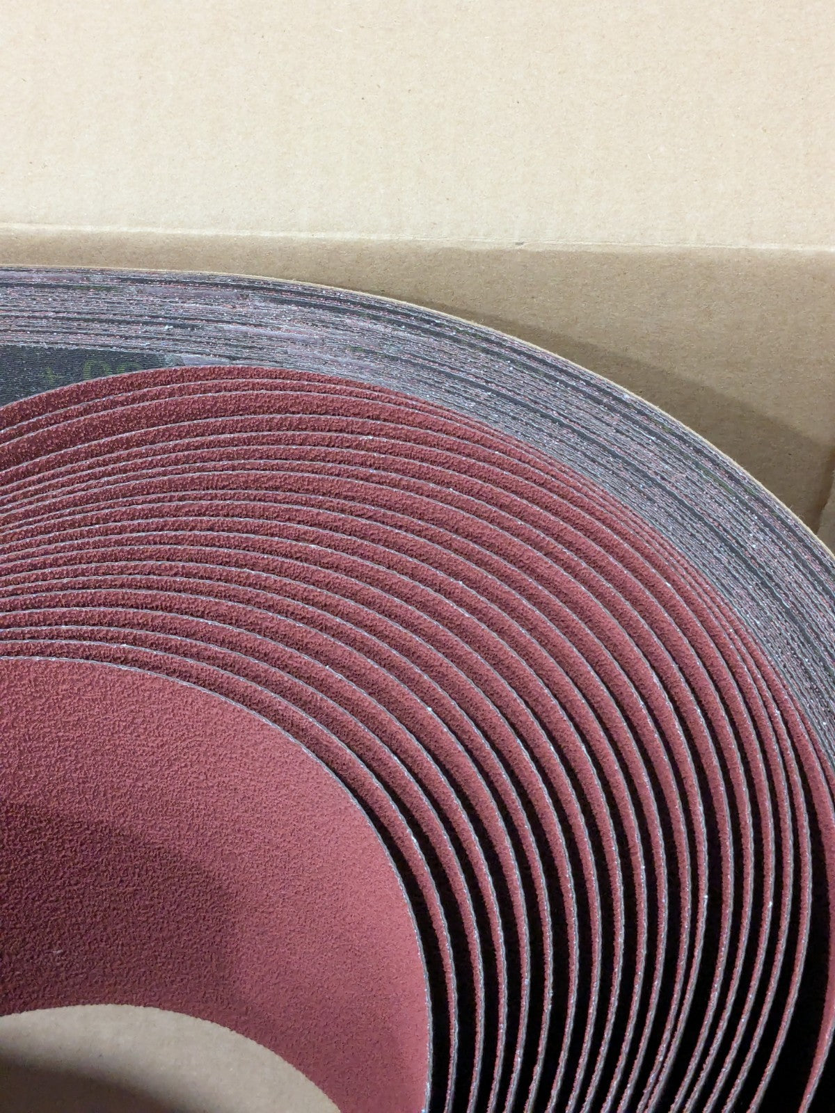 3M Abrasive Belt: 6" Wide, 48" OAL, 60 Grit, Ceramic Box of 20 7010362608