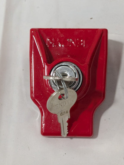Jendyk Diecast Aluminum Glad Hand Lock, 4 Keys Keyed Alike Qty 2 GHAL-KA