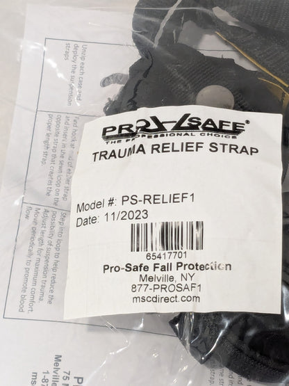 PRO-SAFE Fall Protection Relief Strap: Use w/Full-Body Harnesses PS-RELIEF1