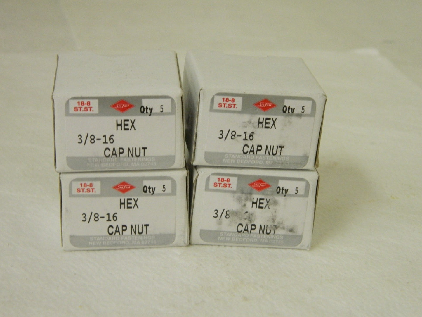 Stafast Hex Cap Acorn Nut 3/8-16 UNC 9/16" Width Across Flats Box of 20 3SN