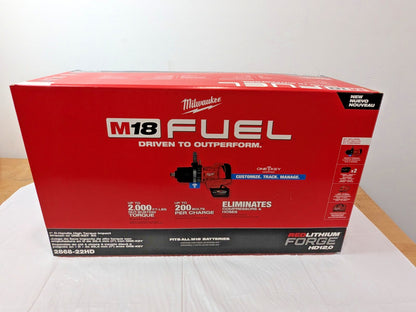 Milwaukee M18 FUEL ONE-KEY 1" D-Handle High-Torque Impact Wrench Kit 2868-22HD