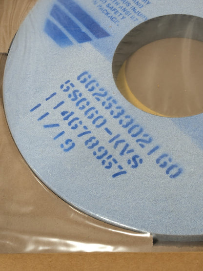 Norton Surface Grinding Wheel: 14" Dia, 1-1/2" Thick, 5" Arbor, 60G 66253302160