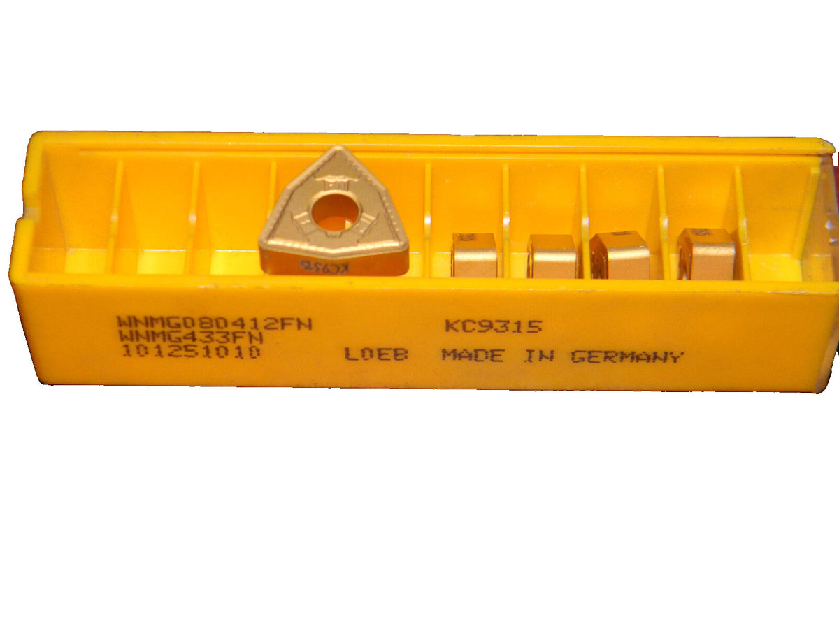 Kennametal WNMG433FN WNMG080412FN KC9315 Carbide Inserts Box of 5