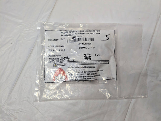 Acme Industrial Company Heavy Duty Key Locking Inserts 7/16-14 Qty 60 217-078302