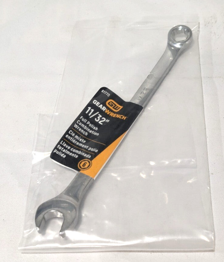 GEARWRENCH Combination Wrench 11/32" Head Size 15 deg Offset *QTY 4*  81770