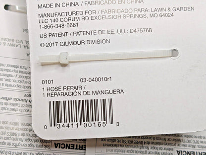 LOT of 12 Gilmour End Female Clamp Couplings 5/8" &amp; 3/4" 801014-10