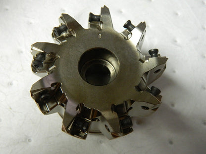 SECO 3" Cut Diam Indexable Square-Shoulder Face Mill 02642882