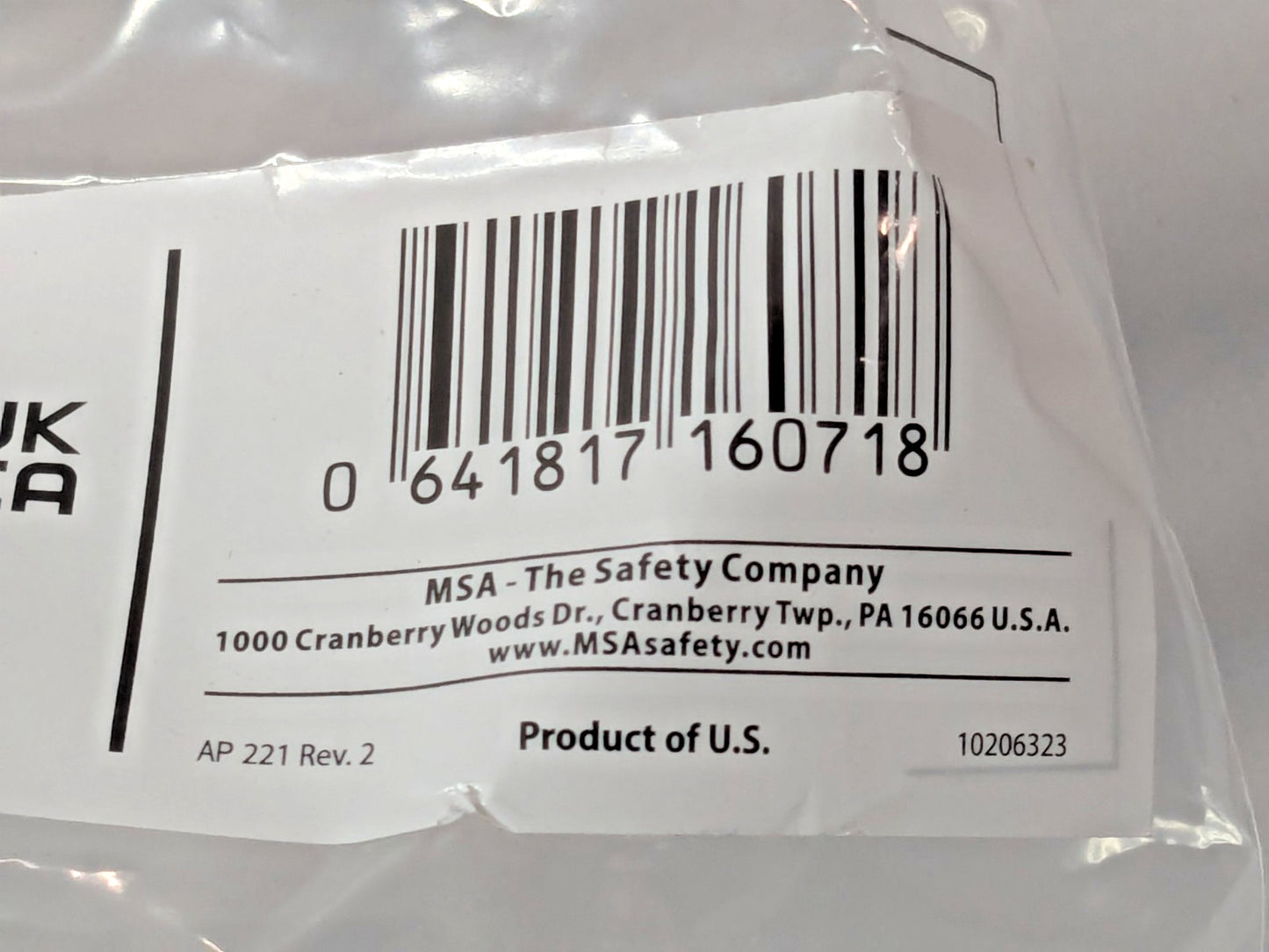 MSA Clear Half-Face Spectacle V-Gard H1 10194820