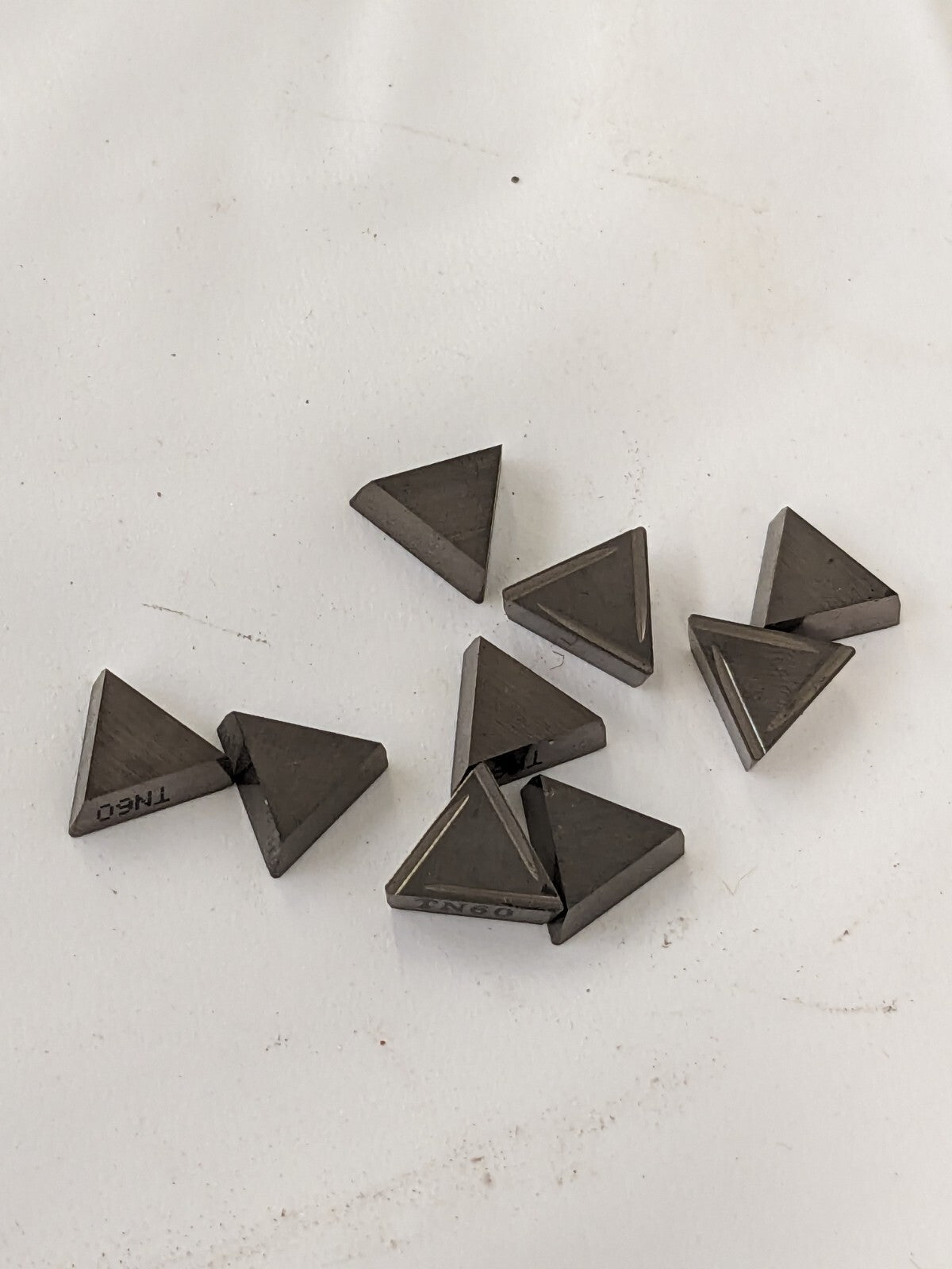 KYOCERA Turning Insert: TPGR221LA TN60, Cermet qty 9 TSJ02720