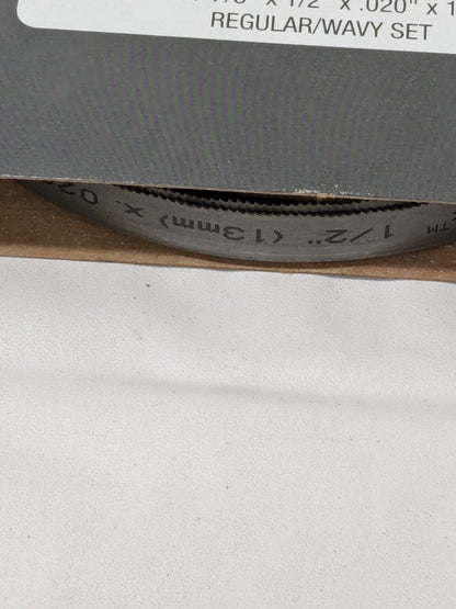 3PK Starrett Portable Bandsaw Blade: 3' 8-7/8" L, 1/2" W, 0.02" T, 18 TPI 14602