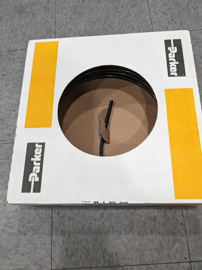 PARKER Nylon Tube: 0.275" ID, 3/8" OD, 100' Long NB-6-050-0100
