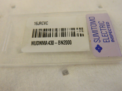 SUMITOMO Turning Insert NUDNMA430.5 BN2000 Polycrystalline Cubic Boron Nitride