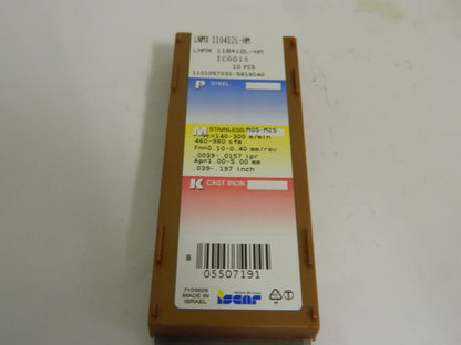 Iscar LNMX110412 HM Grade IC6015 Carbide Turning Insert  Qty. 10 5507191