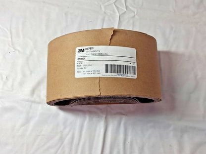 3M Ceramic Abrasive Belts QTY50 3/4" Wide 18" OAL 80 Grit 89864