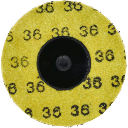Norton Quick-Change Disc Type R, 3" Dia, 36 Grit, Ceramic Alumina, Coated Qty 25