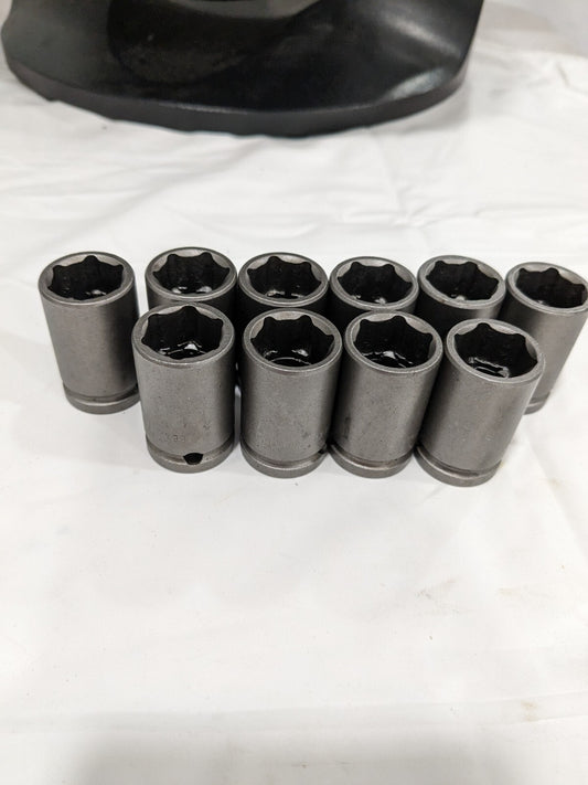 APEX Impact Socket: 3/8" Drive, 17 mm Socket, Hex Drive Qty 10 17MM43