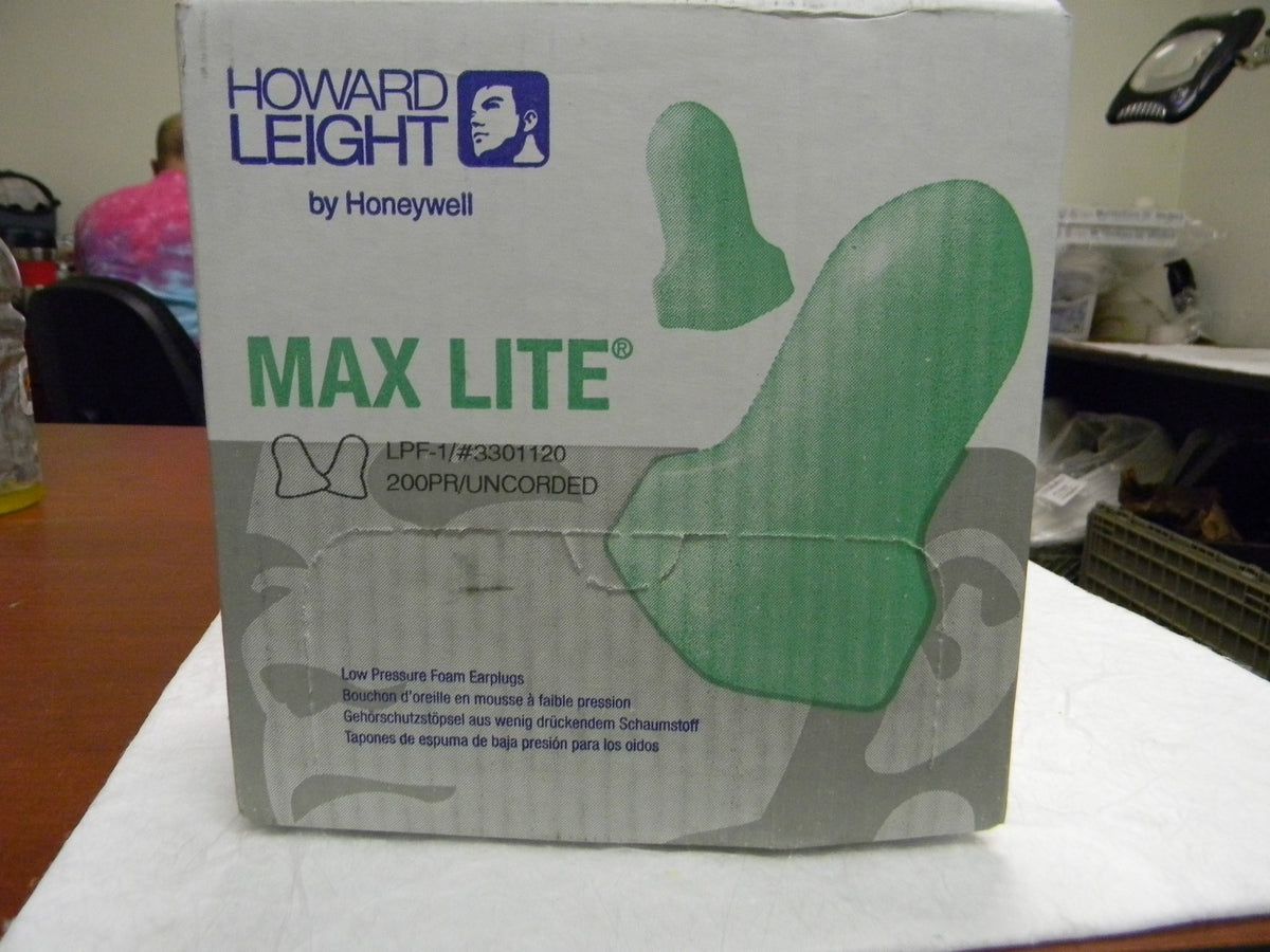 Howard Leight Disposable Uncorded 30 dB  Earplugs QTY  200 LPF-1