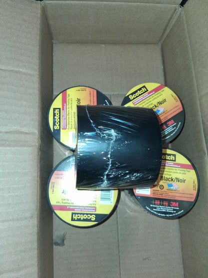 3M Fire-Retardant Electric Arc Proofing Tape 77 Black 5pk 34-2000-3280-2