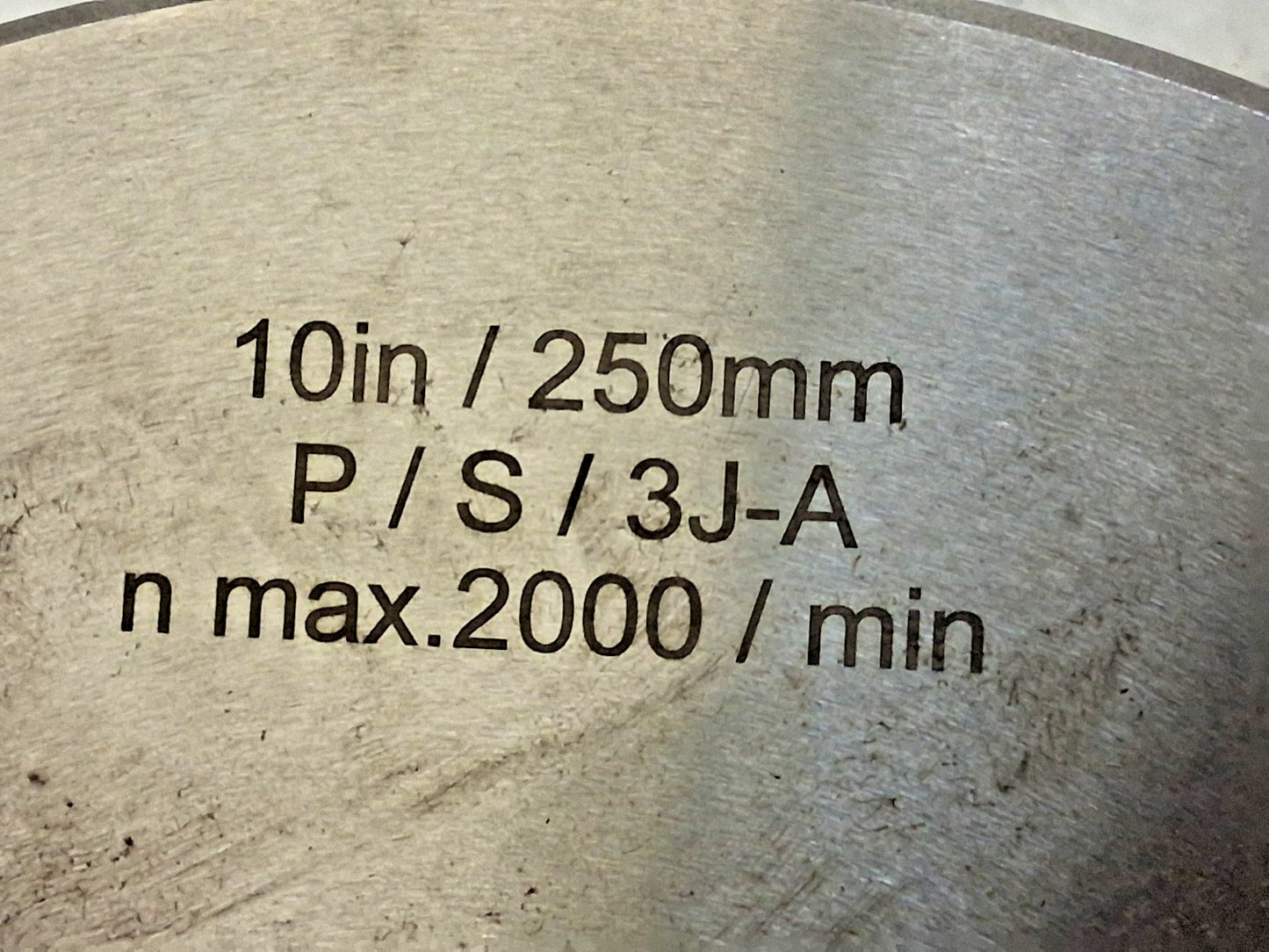 Hertel 3 Jaw Manual Self Centering 10" Lathe Chuck 1-201-1000