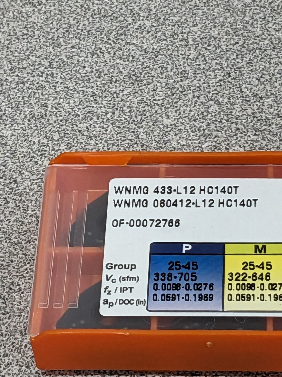 HERTEL Turning Insert: WNMG 433L12 HC140T, Solid Carbide Qty 10 42802827