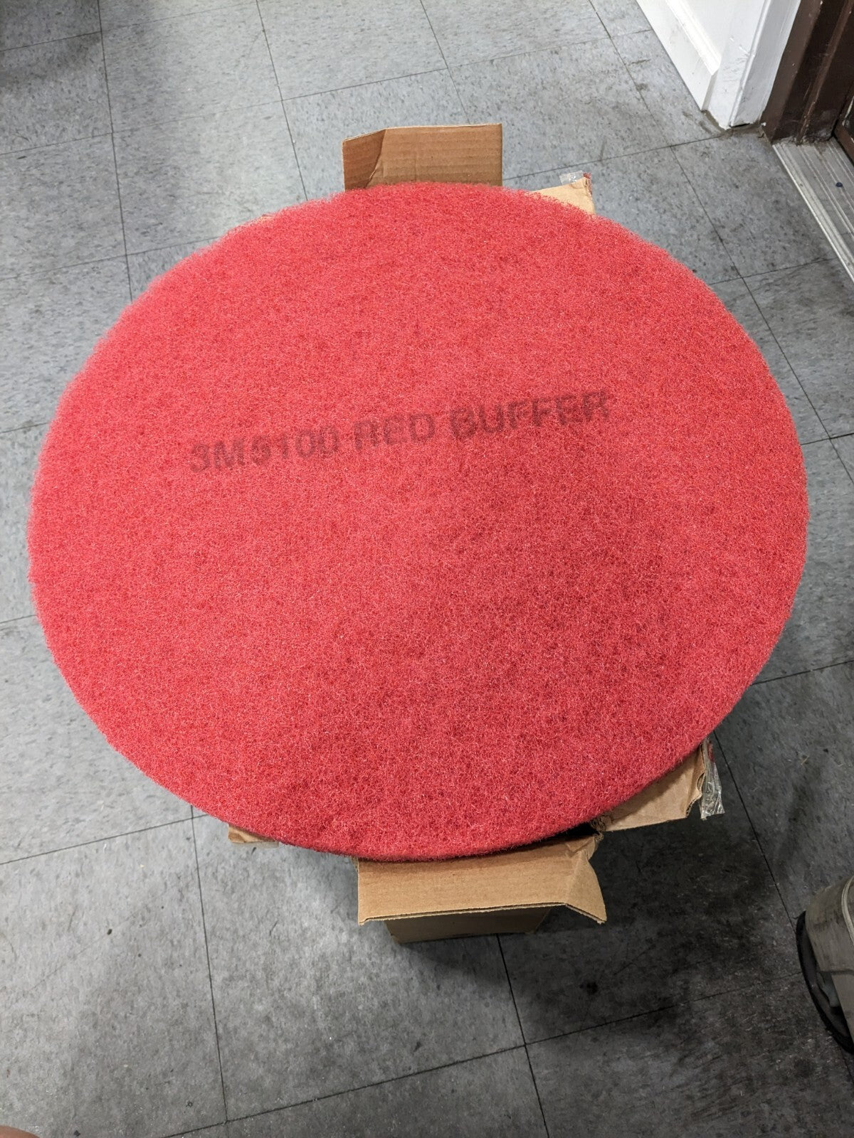 3M Red Buffer Pad 5100, Red, 510 mm x 82 mm, 20" Box of 5 7000000663