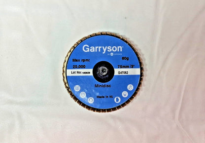 Garryson Zirconia Alumina Flat Flap Disks 3"D QTY10 G47062