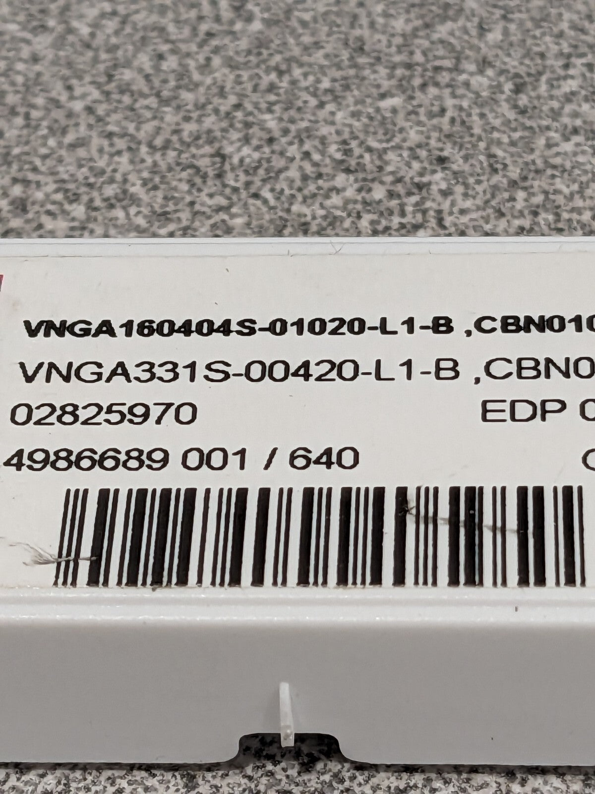 SECO Turning Insert: VNGA 331S-00420-L1-B, (PCBN) 02825970