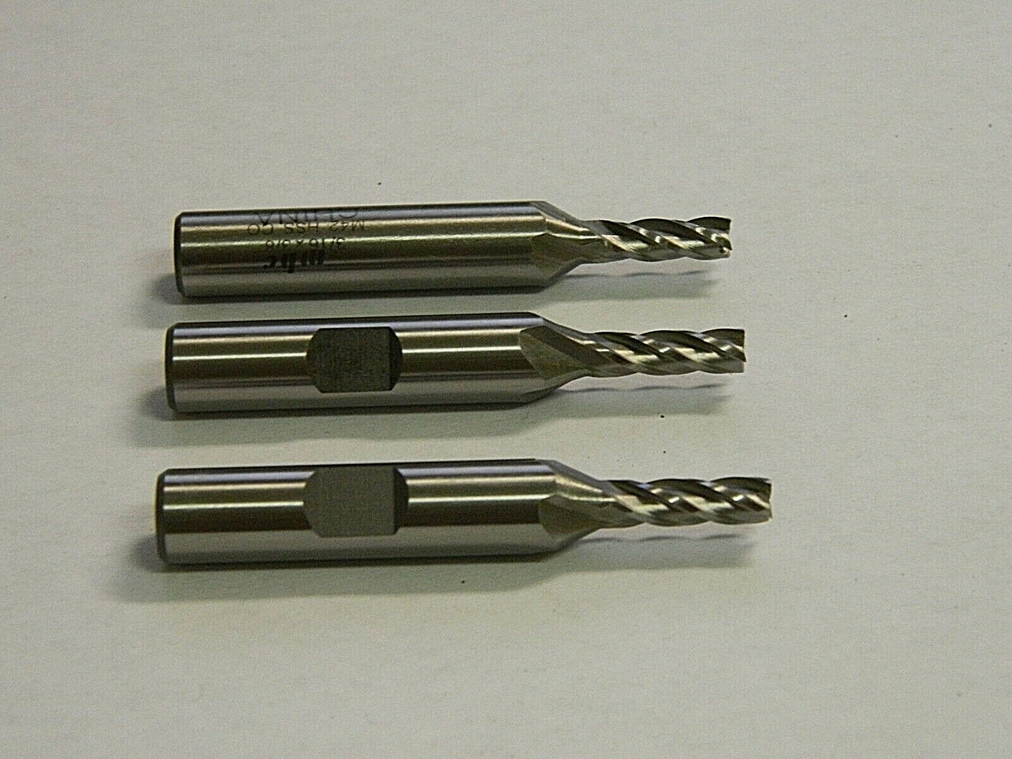 Interstate Cobalt Square End Mill 3/16" x 1/2" 4FL QTY 3  723-3203