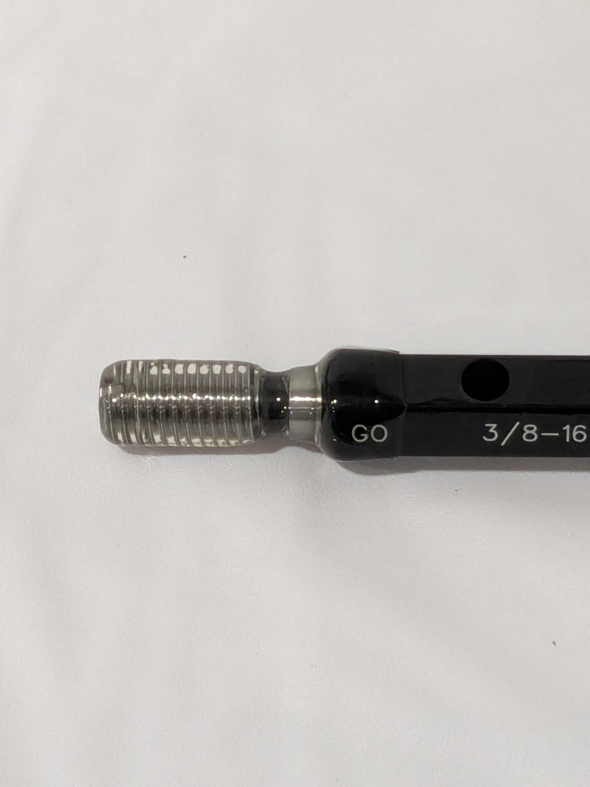 SPI Plug Thread Gage: 3/8-16 Thread, 2B Class, Double End, Go &amp; No Go 34-387