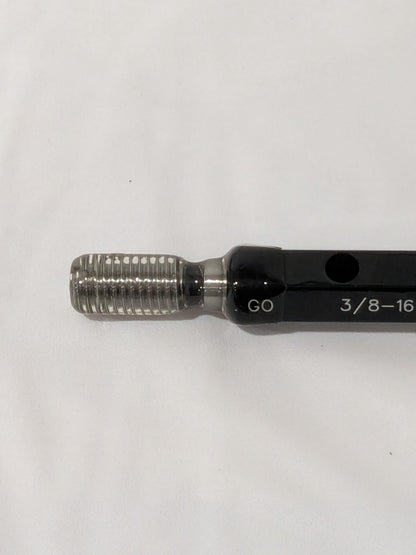 SPI Plug Thread Gage: 3/8-16 Thread, 2B Class, Double End, Go &amp; No Go 34-387