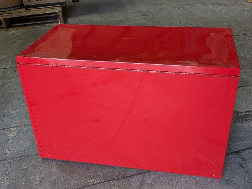 Pro Source Steel Red Top Chest Tool Box 9 Drawer 26 x 12 x 16 Scratch N Dent