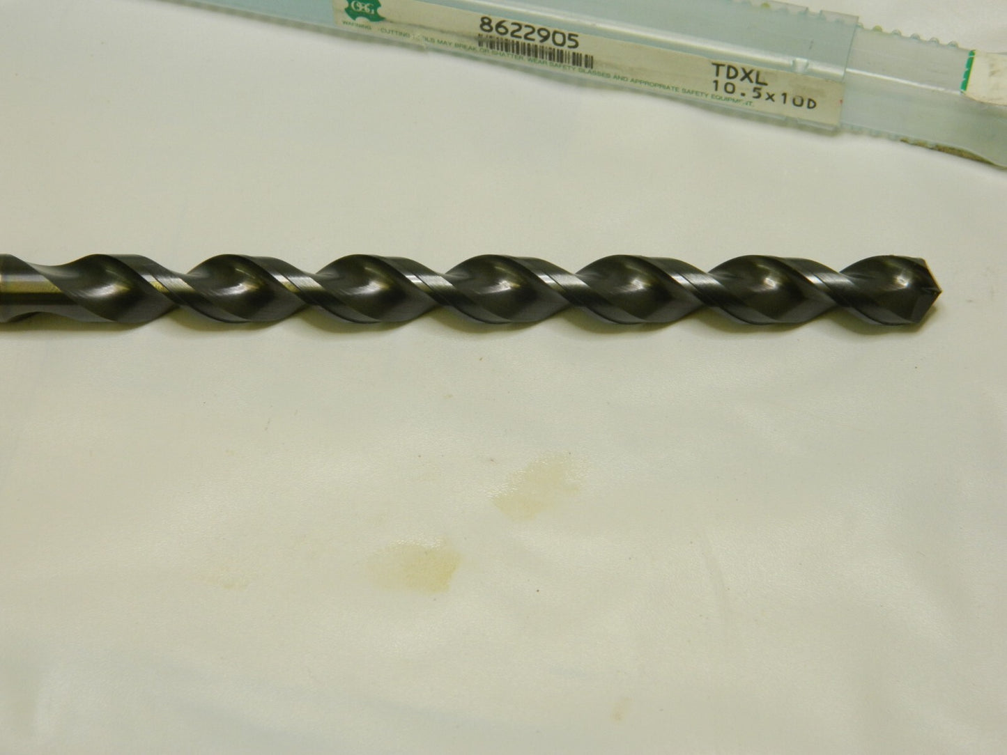OSG 10.5mm 120° Spiral Flute Cobalt Taper Length Drill Bit 8622905