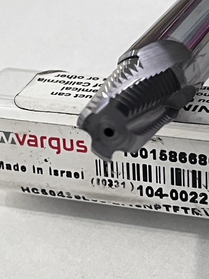 Vargus Helical Flute Thread Mill 3/8-18, Internal & External, 4 Fl Carbide 80331