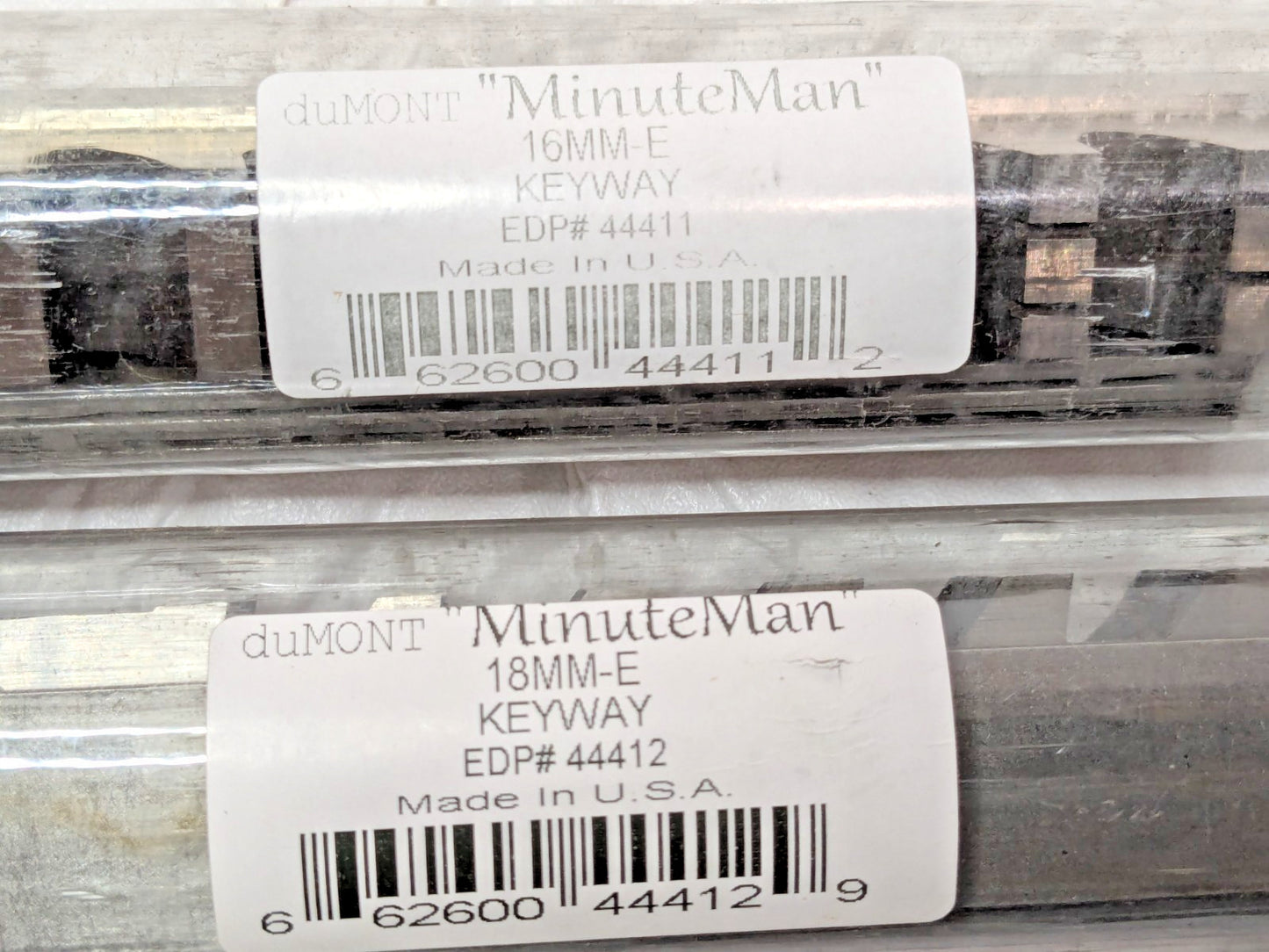 Dumont Minute Man 10 Pc Style E Keyway Broach Set W/O WOODEN CASE 44500