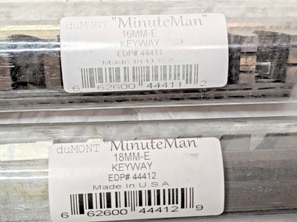 Dumont Minute Man 10 Pc Style E Keyway Broach Set W/O WOODEN CASE 44500