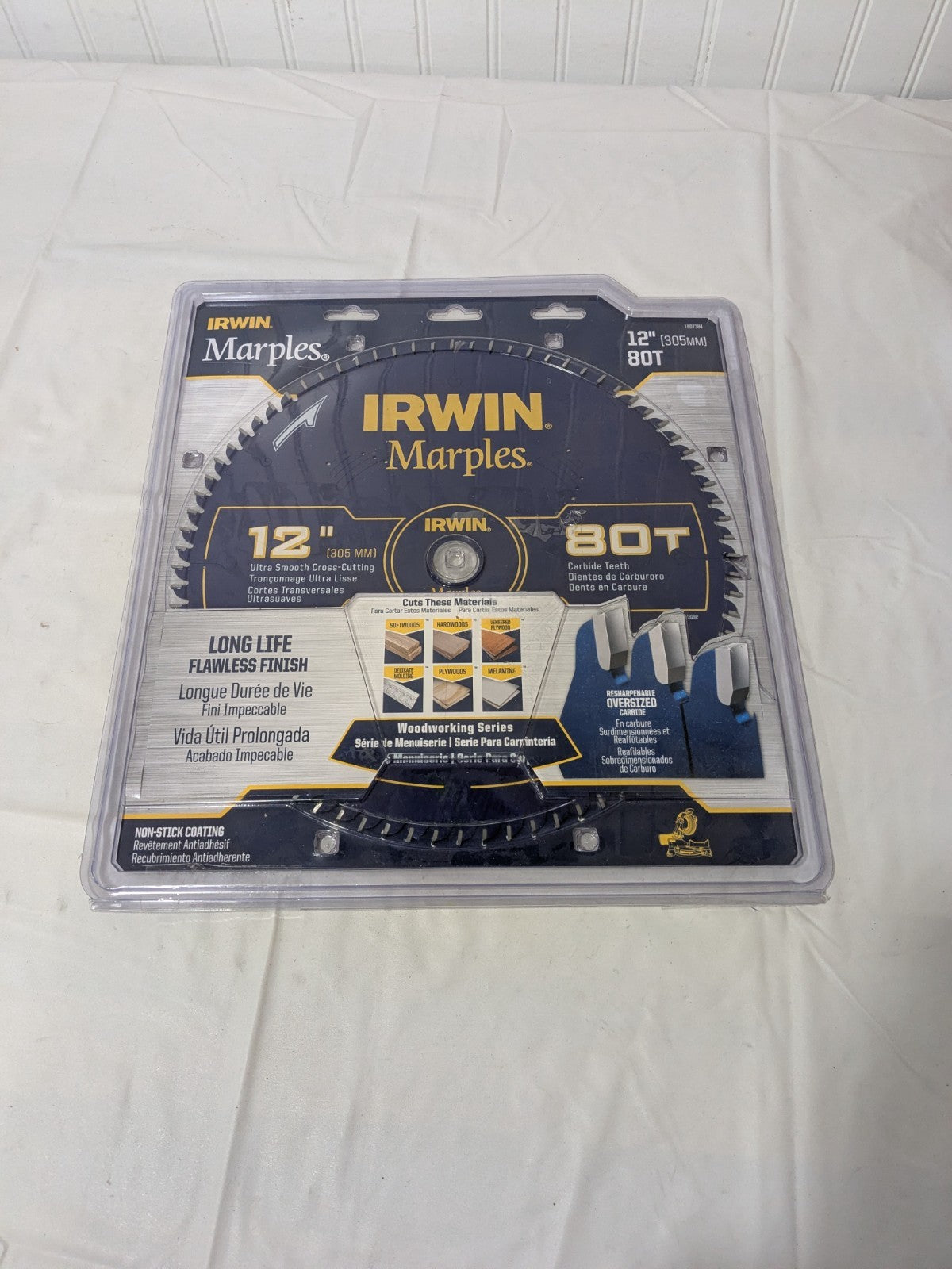 Irwin Marples 12" Circular Saw Blade 80 Carbide Teeth 1807384