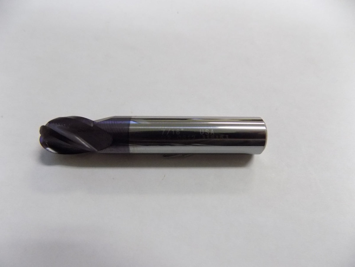 Melin Carbide End Mill 7/16" x 7/16" x 5/8" x 2-1/2" 4FL 562