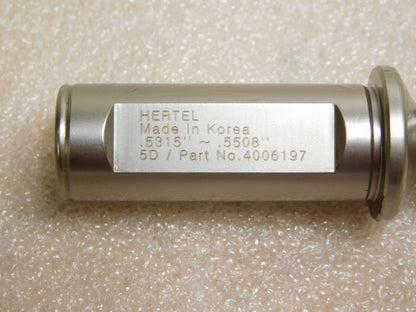 Hertel Replaceable-Tip Drill 13.5 to 13.99mm 3/4" Shank Diam 5xD 4006197