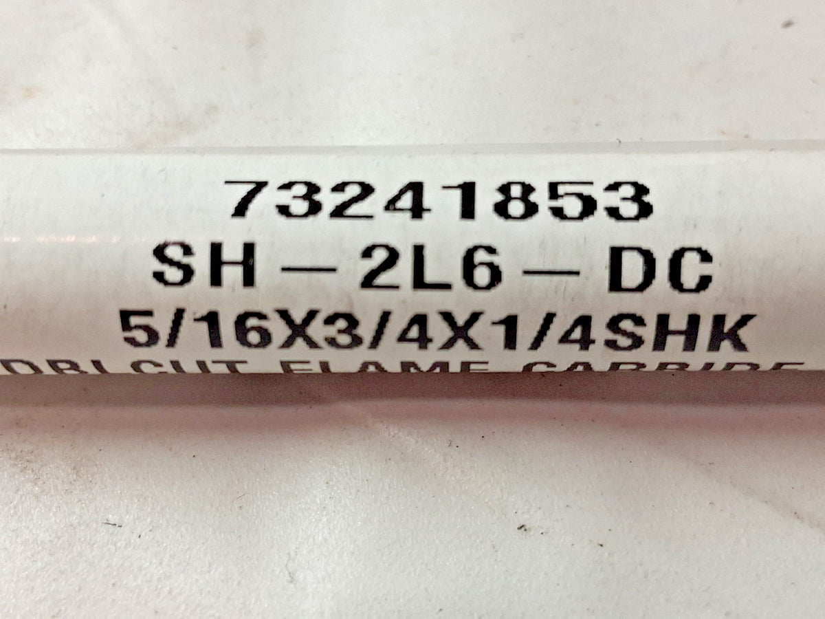 Professional Flame Double Cut Abrasive Burr SH-2L, 5/16" Cut Dia 73241853