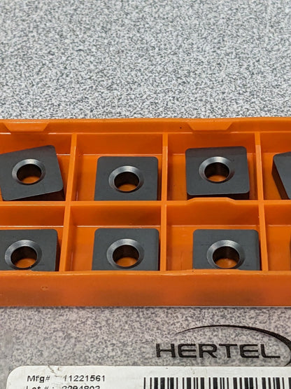HERTEL Turning Insert: SNMA433 HC310T, Carbide Qty 10 1000345