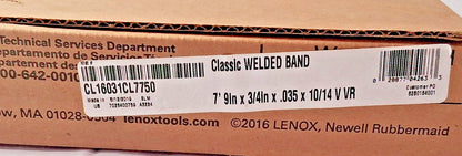 LENOX Classic Bi-Metal Band Saw Blade 7' 9" x 3/4" x .035 10/14 C