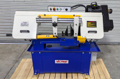 VECTRAX 9x16" Horizontal Bandsaw 110V  1.5HP  Variable Speed  *Shipping Damage*