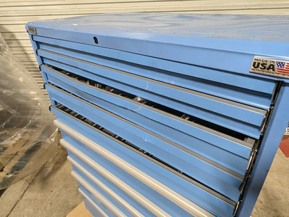 Lista Steel Blue Modular Storage Cabinet 10 Drawer 59 x 40 x 22 Parts / Repair