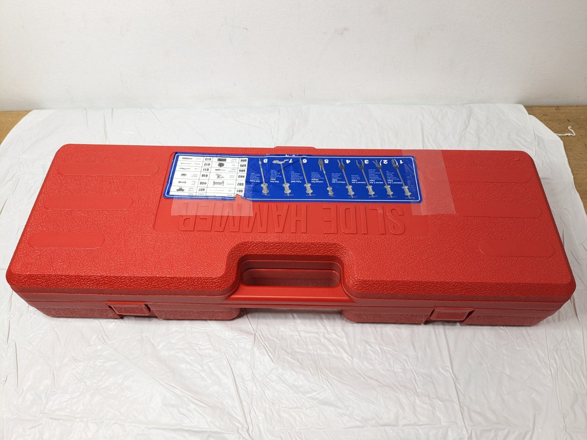 16 Piece Slide Hammer Set w/Case 3 Jaws YC-901A INCOMPLETE