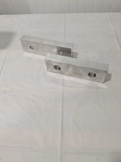 Gibraltar Vise Jaw 8.13" Wide, 2-1/2" High, 1.2500" Thick, Flat (