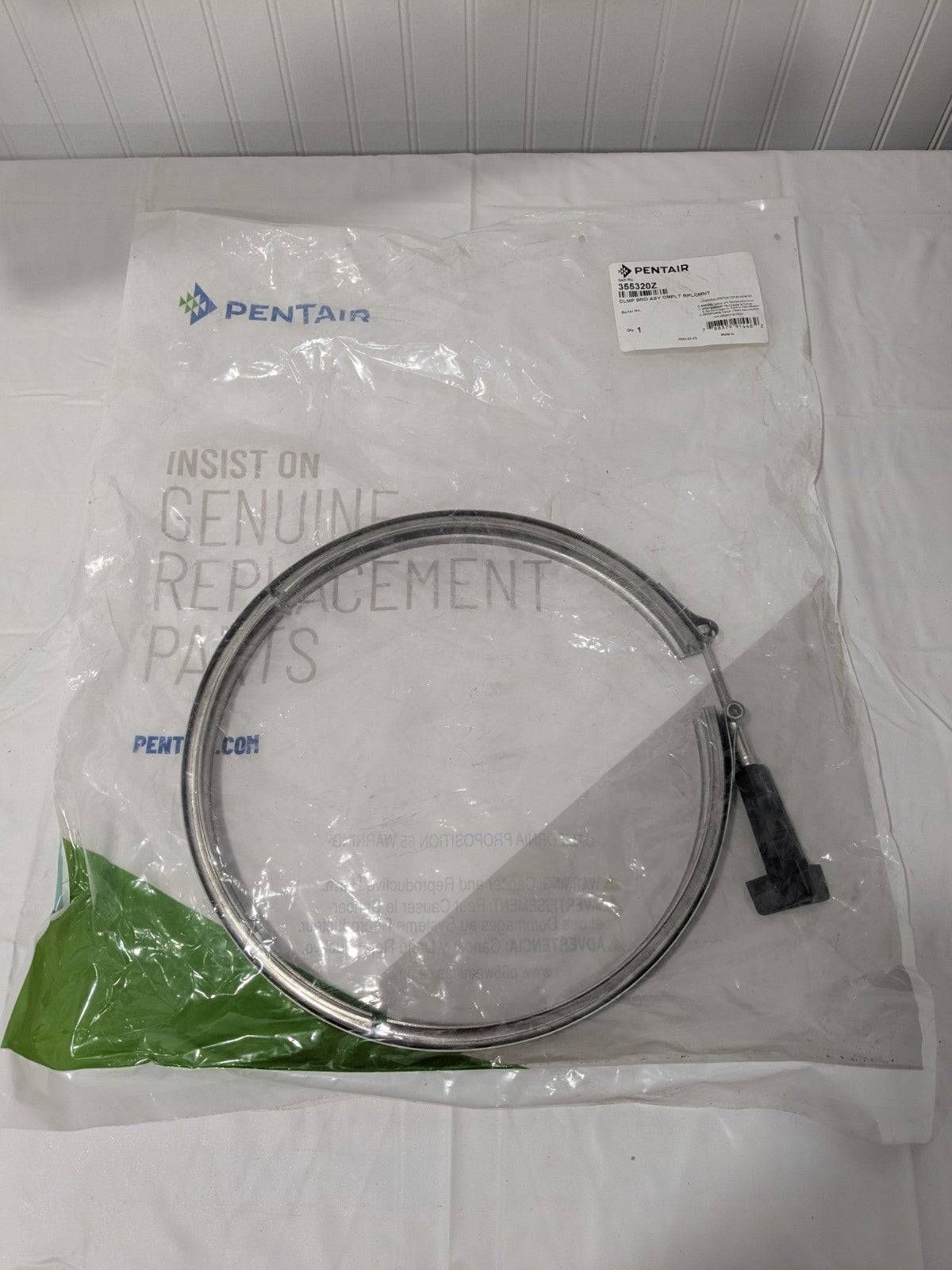 Pentair Pump Band Clamp With Knob for Challenger Pump 355320Z